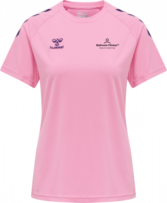 Hummel - Swingtime Poly T-Shirt Women - Purple Reign & preto